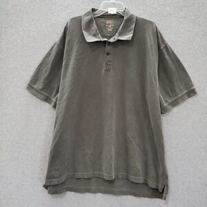 Red Head Men Polo Shirt 3XL Gray Short Sleeve Collar Casual